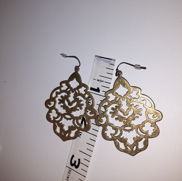 Avon Jewelry - Avon Antique Goldtone Proud Heritage Filigree Earrings and Necklace